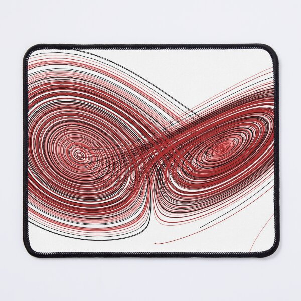 Item preview, Red and coral and blue Lorenz attractors designed and sold by kzsg.