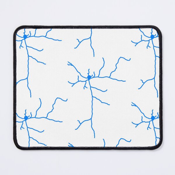 Item preview, Blue fluorescent neuron drawing designed and sold by kzsg.