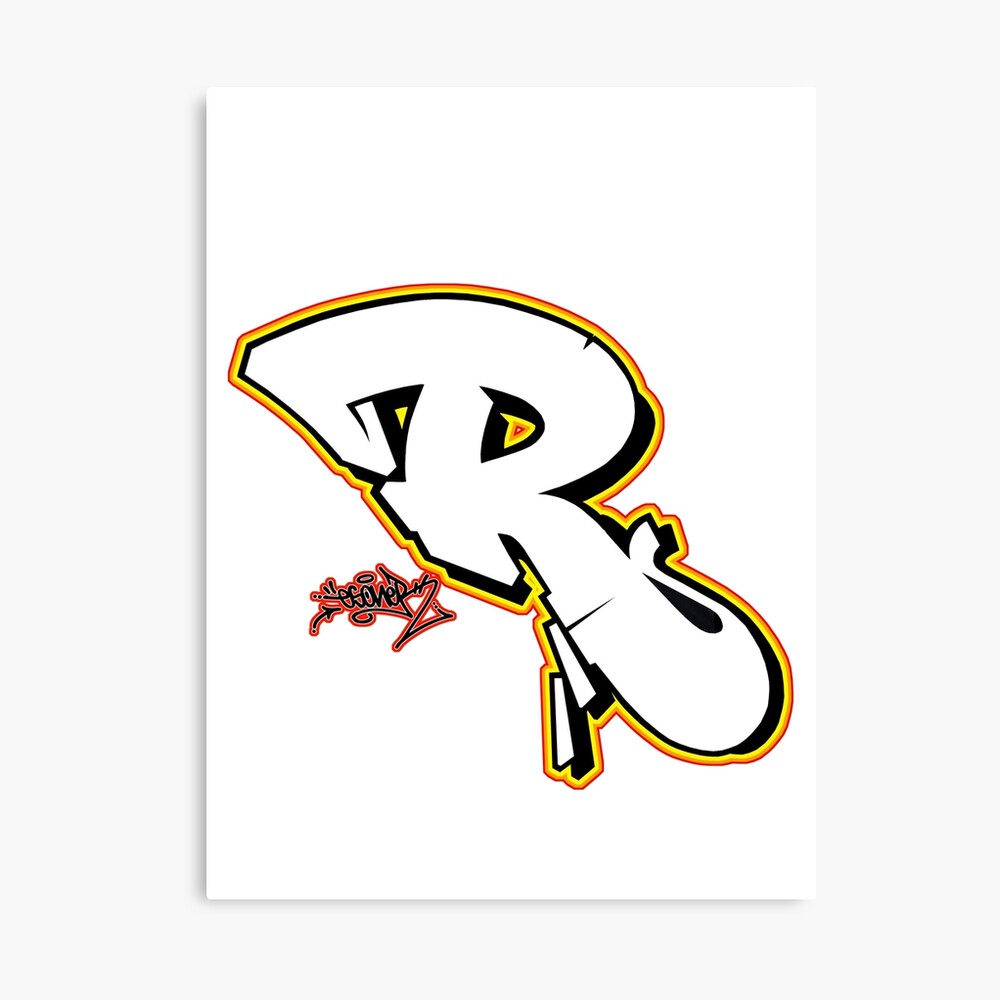 Lamina Fotografica Letra R De Esone Estilo Urbano Graffiti Street De Graffitibomberz Redbubble