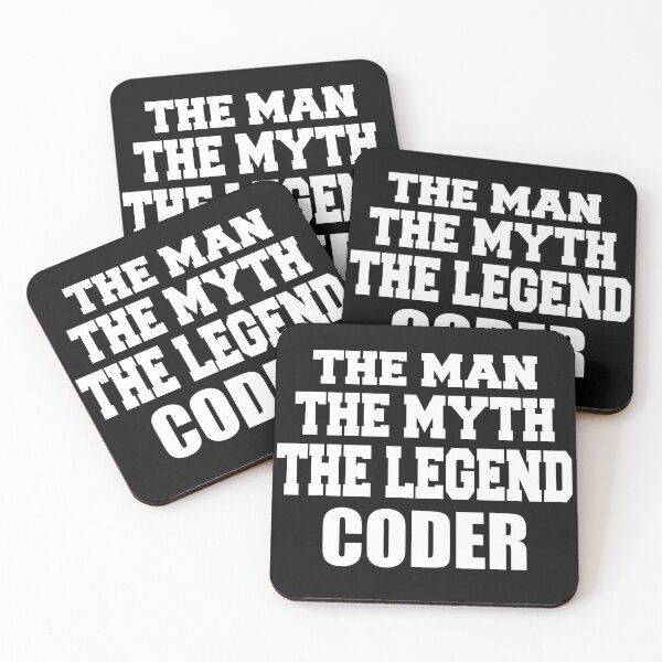 Item preview, The Man The Myth The Legend Coder, Funny designed and sold by AYOUCHKA.