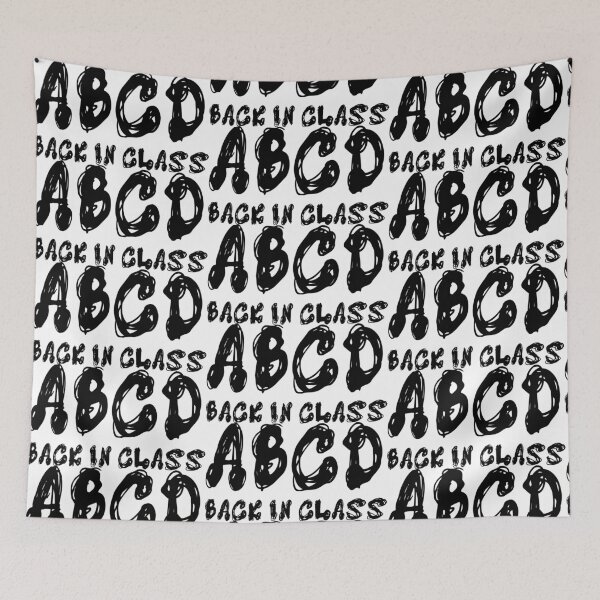 Item preview, ABCD Back in Class svg, School start tee, t-shirt for kid, svg for school starter t-shirt, Back To School svg, Teacher svg, 2021 School Year designed and sold by wshStudio.
