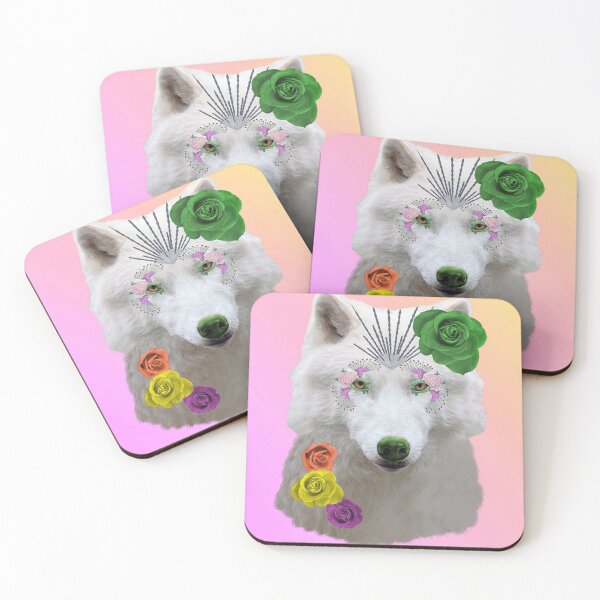 Item preview, The Howl of the White Wolf as Spirit Animal designed and sold by Loveday Funck.