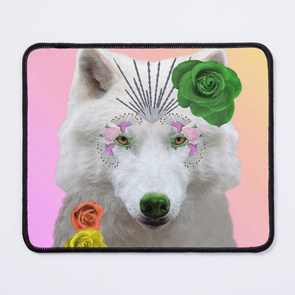 Item preview, The Howl of the White Wolf as Spirit Animal designed and sold by Loveday Funck.