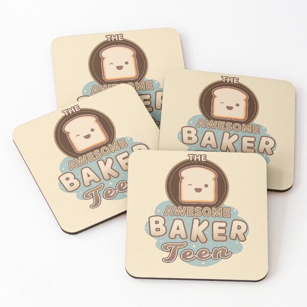 Item preview, The Awesome Baker Teen: A Cute Kawaii Teen bread  designed and sold by AxelGreen72.