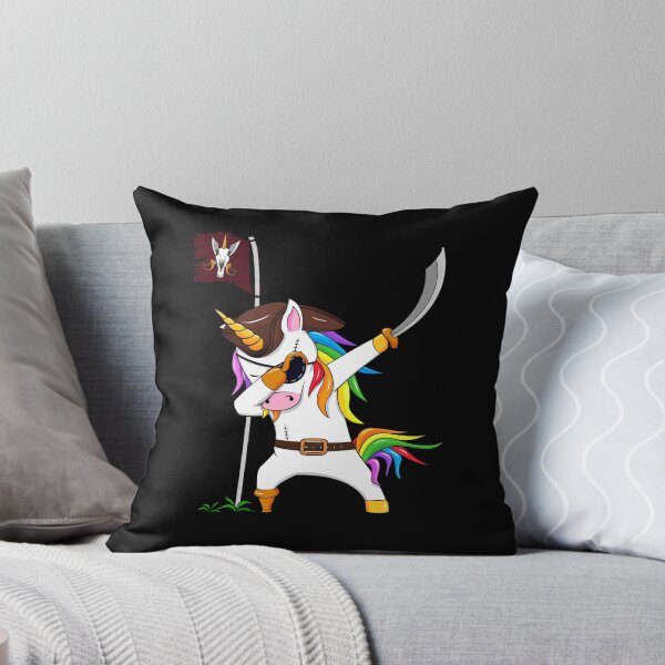 Item preview, Funny Eye Patch Pirate Dabbing Unicorn Holding A Sword designed and sold by BCreative4U.