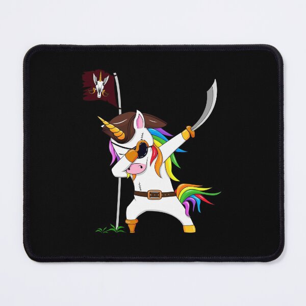 Item preview, Funny Eye Patch Pirate Dabbing Unicorn Holding A Sword designed and sold by BCreative4U.