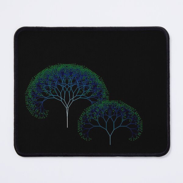 Item preview, Blue ocean colour fractal trees designed and sold by kzsg.