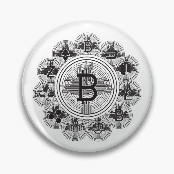 Artikelvorschau, Eingekreiste Kryptomünzen entworfen und verkauft von EarlyInvesting.