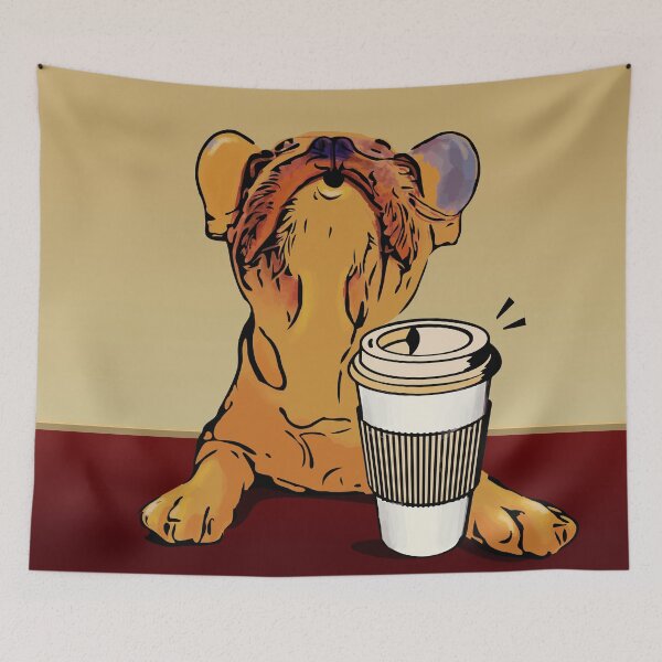 Item preview, Howling Coffee French Bulldog VRS2 designed and sold by vivendulies.
