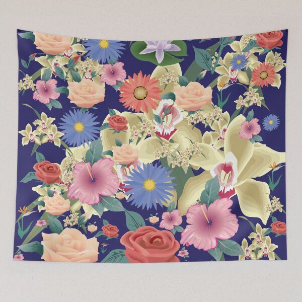 Item preview, floral decorative collage designed and sold by ErhanArt.