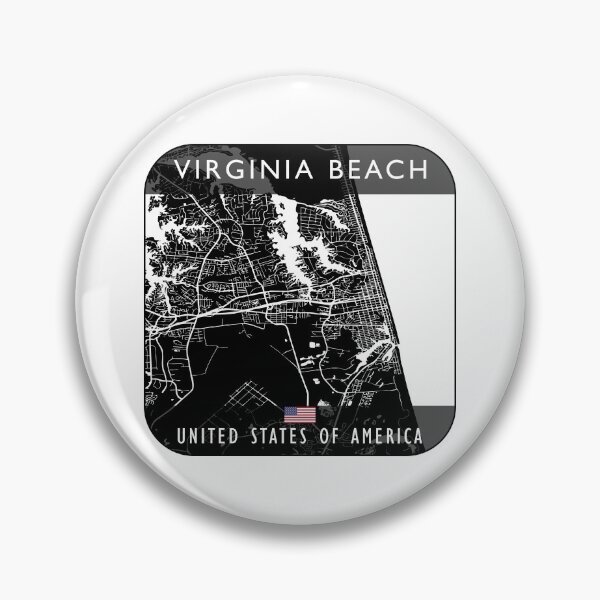Item preview, VIRGINIA BEACH MAP USA designed and sold by hatimelhag.