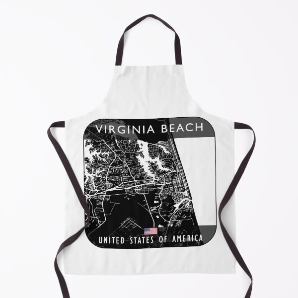 Item preview, VIRGINIA BEACH MAP USA designed and sold by hatimelhag.