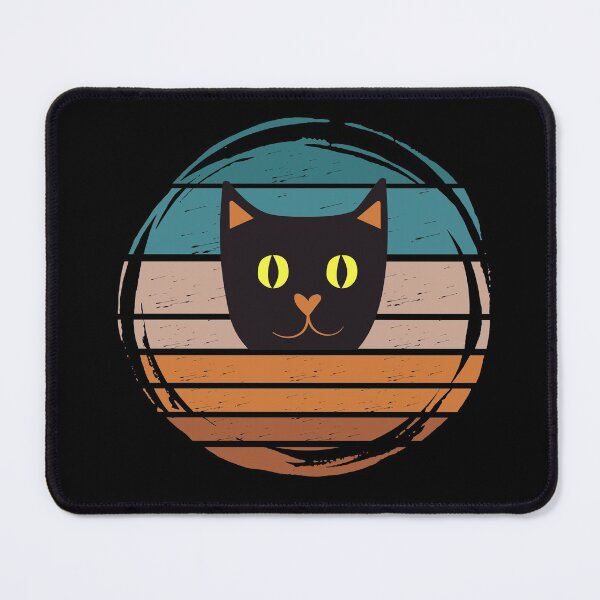 Item preview, Funny Black Cat Retro Vintage Sunset, I Do What I Want, Cute But Creepy Funny designed and sold by Sun Sand & Sea Art.