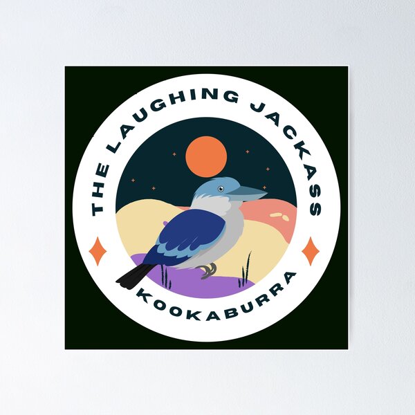 Item preview, The Laughing Jackass Kookaburra-Dont Make Me Laugh designed and sold by Red-ElYoubi.