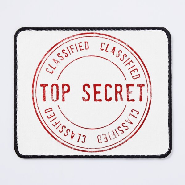 Item preview, Red Classified Top Secret Stamp designed and sold by Beatrix Lillystone.