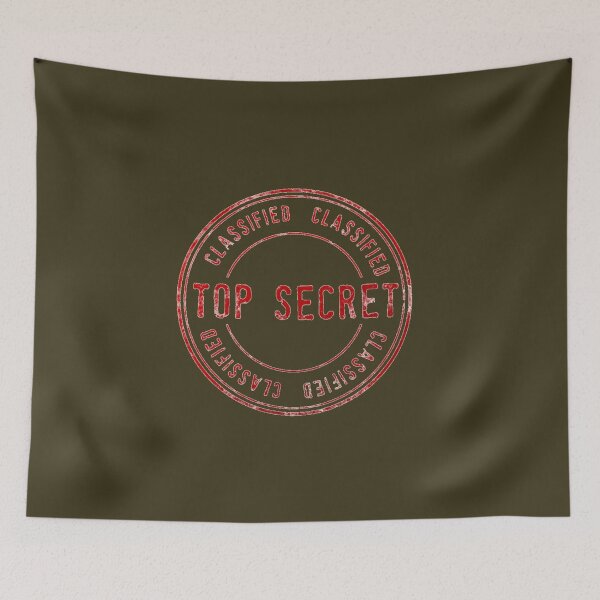 Item preview, Red Classified Top Secret Stamp designed and sold by Beatrix Lillystone.