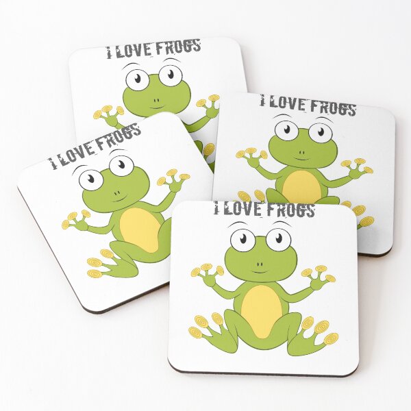 Item preview, I love frogs stickers  designed and sold by choumilanais.