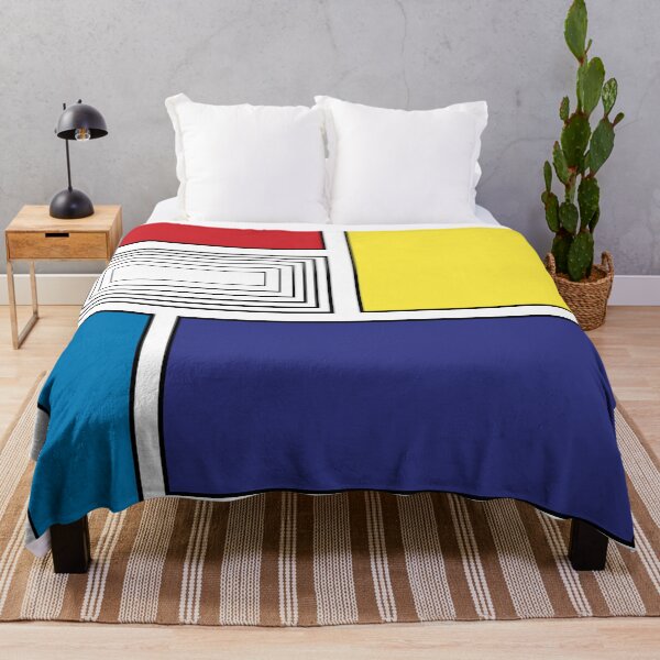 Item preview, Modern Abstract Primary Color Squares designed and sold by ZewyC.