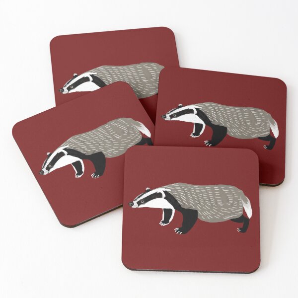 Item preview, European Badger designed and sold by belettelepink.