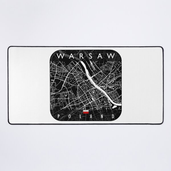 Item preview, WARSAW MAP POLAND designed and sold by hatimelhag.