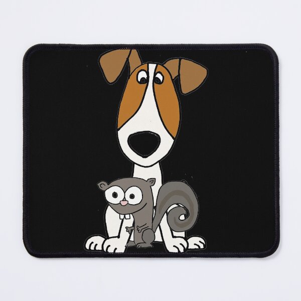 Item preview, Funny Jack Russell Terrier Dog and Squirrel designed and sold by Nature's Fancy.