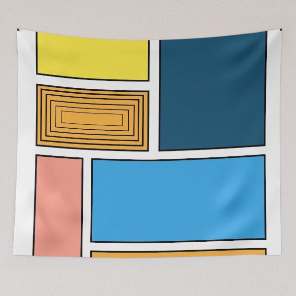 Item preview, Modern Geometric Abstract Design in Brights designed and sold by ZewyC.