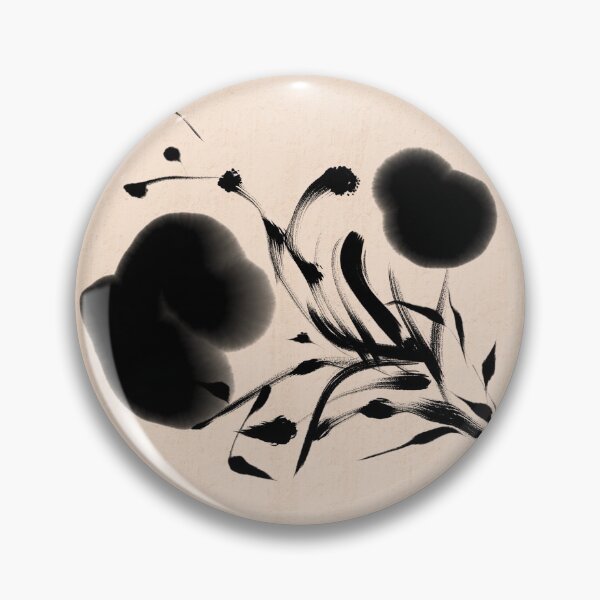 Item preview, Black Ink Abstract Art Painting Pattern  designed and sold by MercuryV.