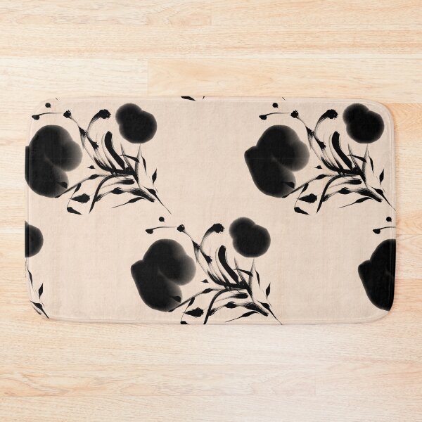 Item preview, Black Ink Abstract Art Painting Pattern  designed and sold by MercuryV.