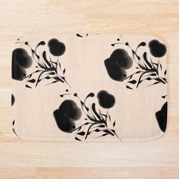 Item preview, Black Ink Abstract Art Painting Pattern  designed and sold by MercuryV.