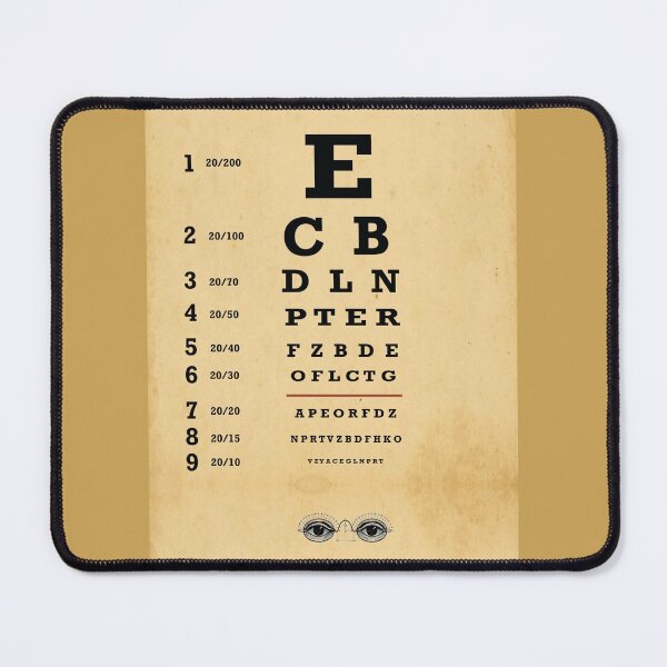 Item preview, Eye Chart Vintage 1900s designed and sold by abbazabba.