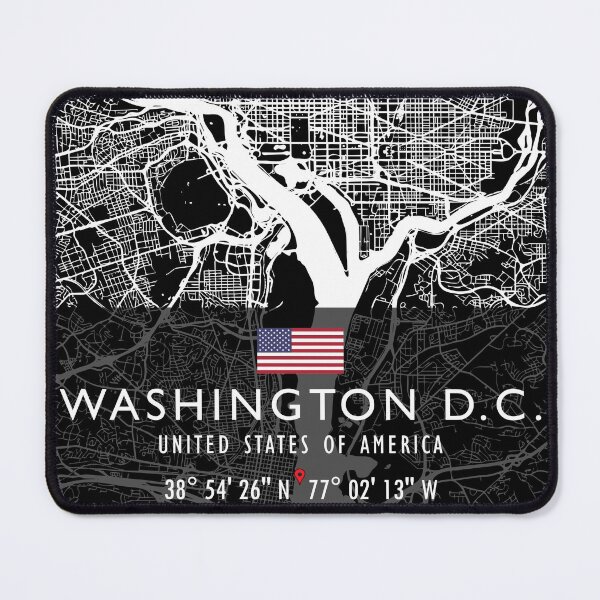 Item preview, WASHINGTON D.C. MAP USA designed and sold by hatimelhag.