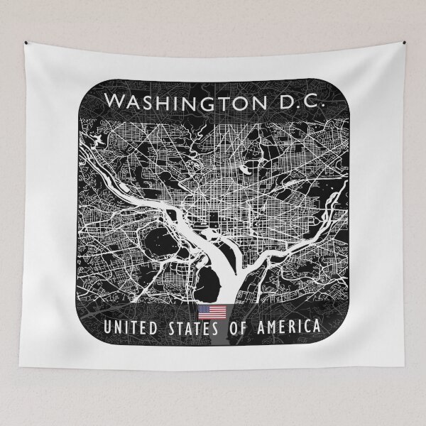 Item preview, WASHINGTON D.C. MAP USA designed and sold by hatimelhag.