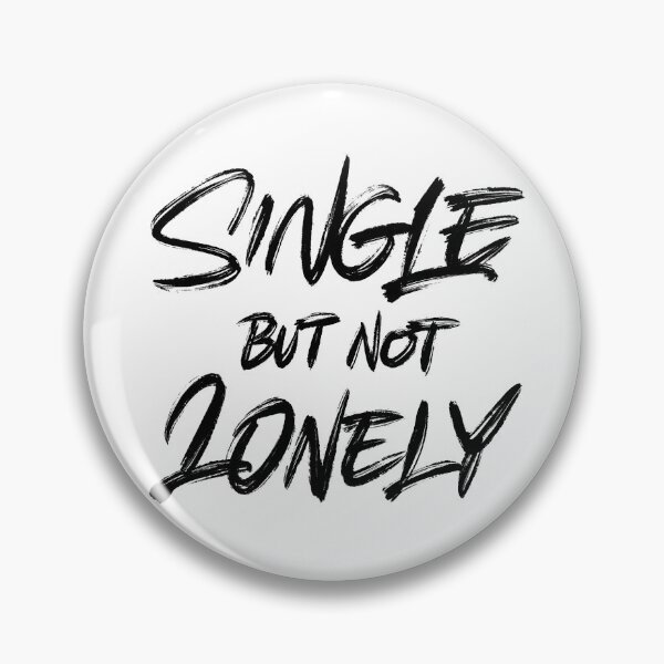Item preview, Single but not lonely designed and sold by Zagach Letters.