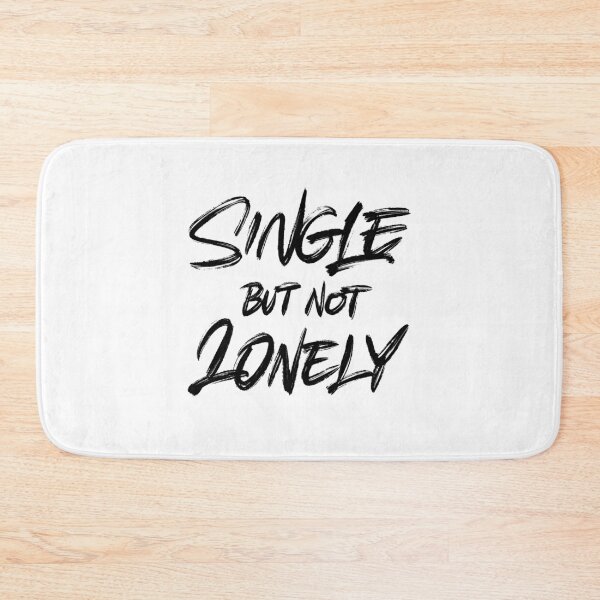 Item preview, Single but not lonely designed and sold by Zagach Letters.