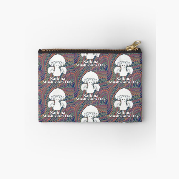 Item preview, National Mushroom Day - white letters smirk designed and sold by FlorenciaBliss.