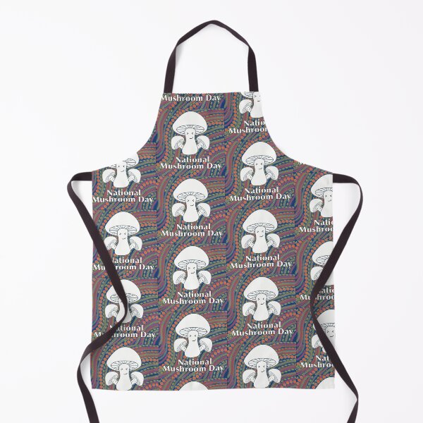 Item preview, National Mushroom Day - white letters smirk designed and sold by FlorenciaBliss.