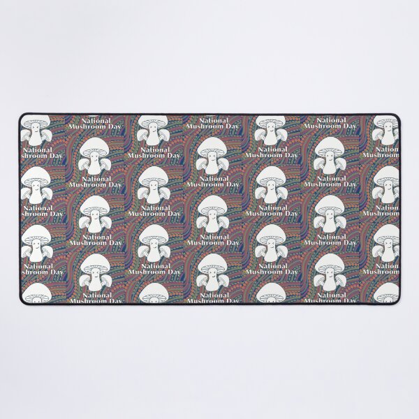 Item preview, National Mushroom Day - white letters smirk designed and sold by FlorenciaBliss.