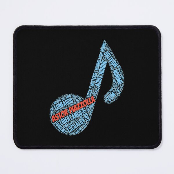 Item preview, Astor Piazzolla Tango Music Note Word Art designed and sold by infinitetango.