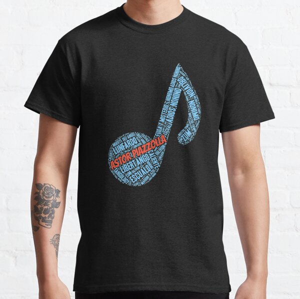 Item preview, Astor Piazzolla Tango Music Note Word Art designed and sold by infinitetango.
