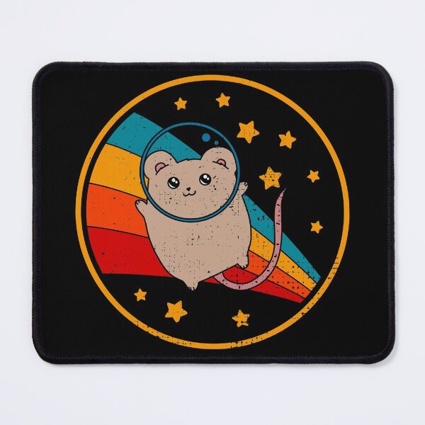Item preview, Cute Vintage Argente Fancy Mouse Owner Retro Per Mouse In Space designed and sold by JokeGysen.