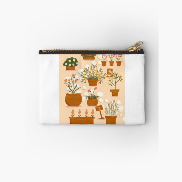 Item preview, flowers plants pot cute path garden bloom botanical beige designed and sold by emcazalet.