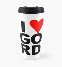 "I Love Gord" Heart Design inspired by Gord Downie of the Tragically Hip Travel Mug