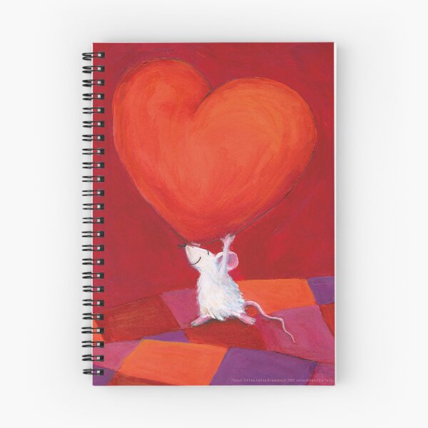 Item preview, Cute mouse with heart designed and sold by Anna Karina Birkenstock.