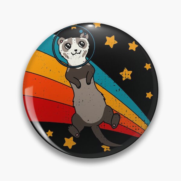 Item preview, Cute Vintage Blaze Ferret Owner Retro Ferret In Space designed and sold by JokeGysen.
