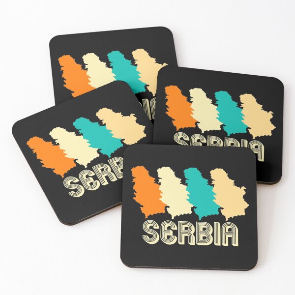 Item preview, Serbia retro map designed and sold by Mila1946.
