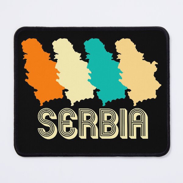Item preview, Serbia retro map designed and sold by Mila1946.