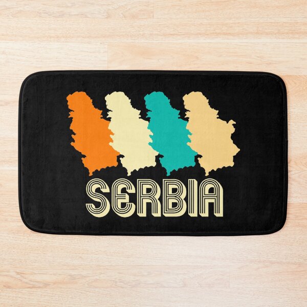 Item preview, Serbia retro map designed and sold by Mila1946.