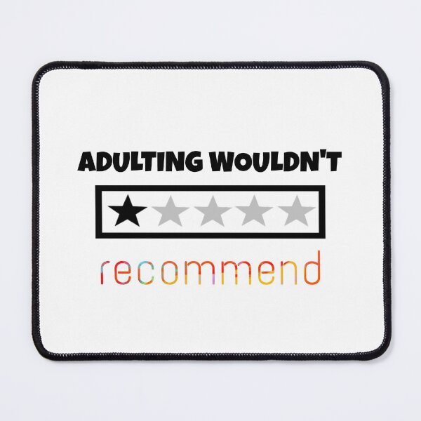 Item preview, Adulting would not recommend  designed and sold by Zshope.