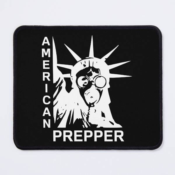 Item preview, Preppers design of of the statue of liberty with a gas mask, American prepper. designed and sold by NobelFashion.