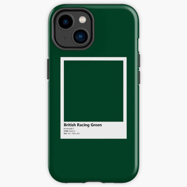 Nuancier/Carte de couleur (British Racing Green) Coque antichoc iPhone